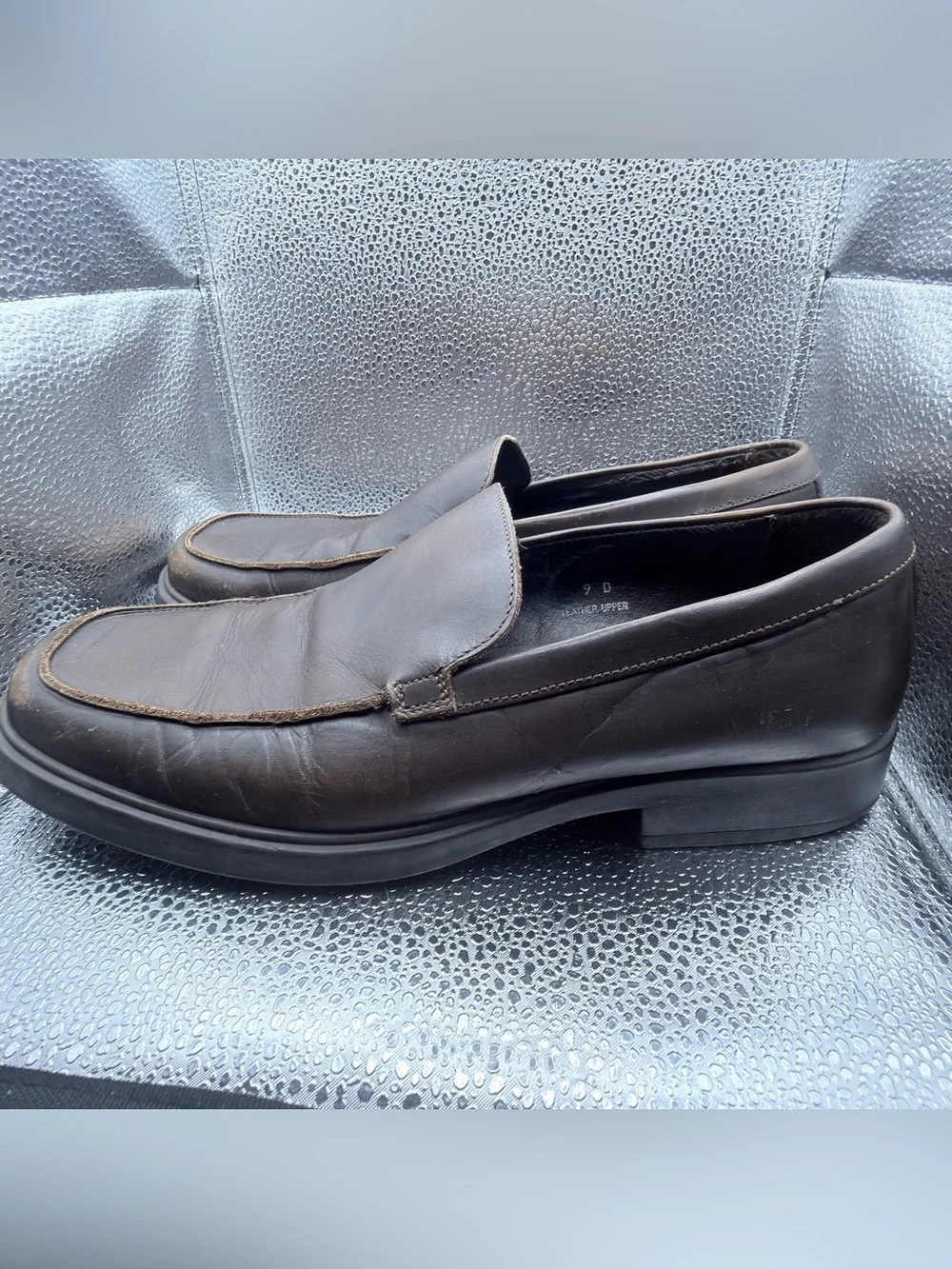 Banana Republic Dark Brown Leather Slip-On Loafers